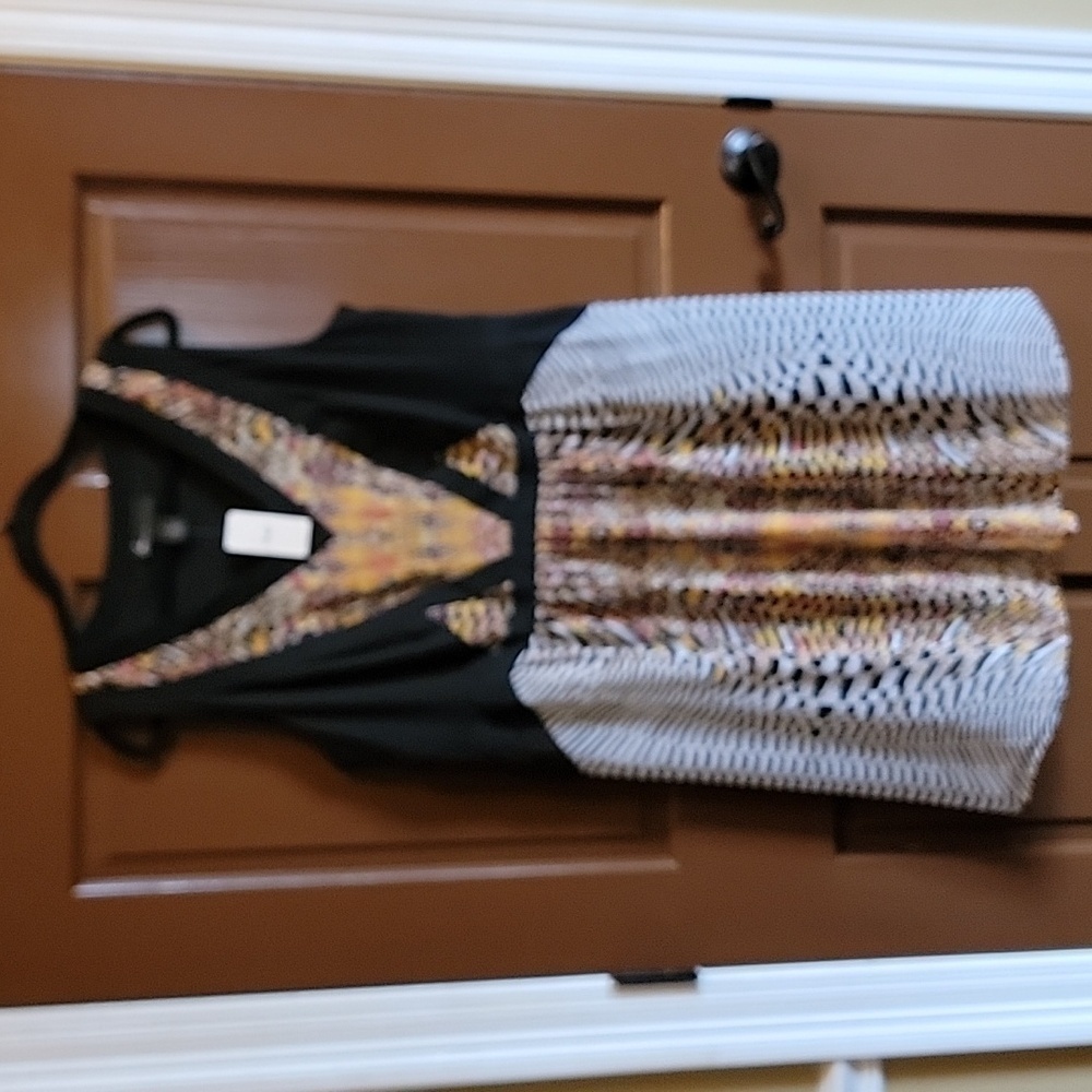 Lane Bryant-V neck animal print sleeveless dress Size 18 NWT.